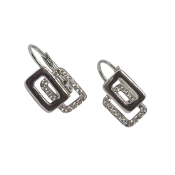 Ezüst Hagyományos Kapcsos Fülbevaló EE 142108