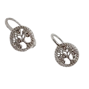 Ezüst Hagyományos Kapcsos Fülbevaló SIH 128834