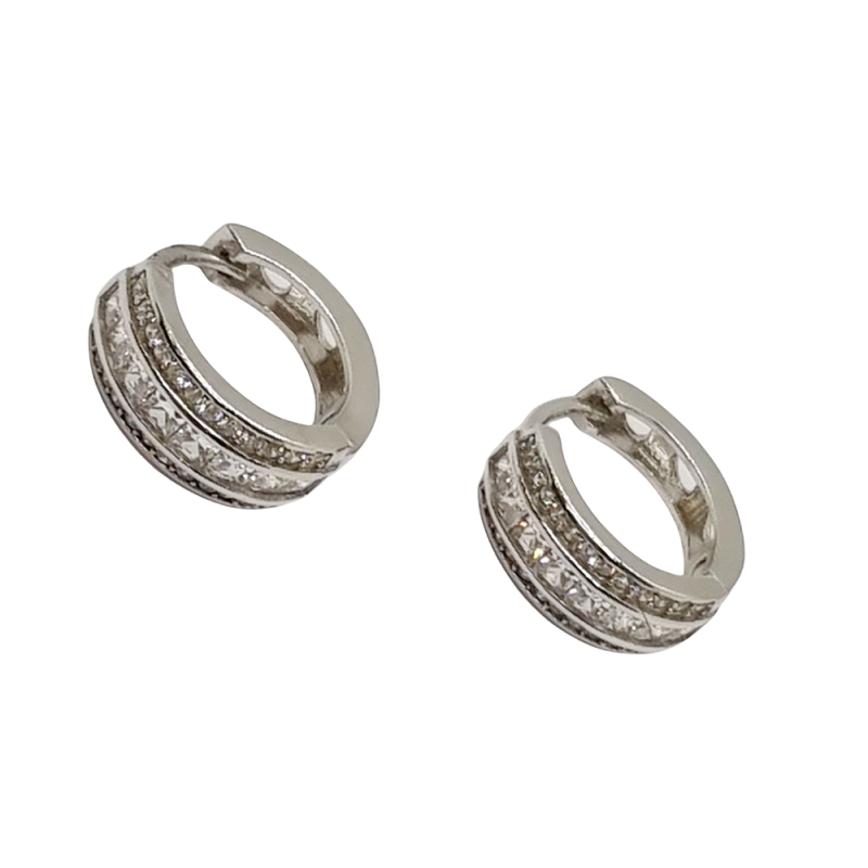 Ezüst Karika Fülbevaló NG 131013