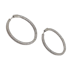 Ezüst Karika Fülbevaló SC 144482