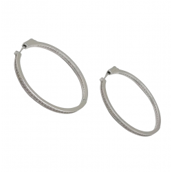 Ezüst Karika Fülbevaló SC 144485