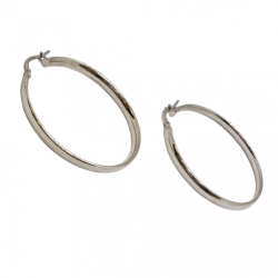 Ezüst Karika Fülbevaló VA 107448
