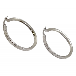 Ezüst Karika Fülbevaló VA 129171