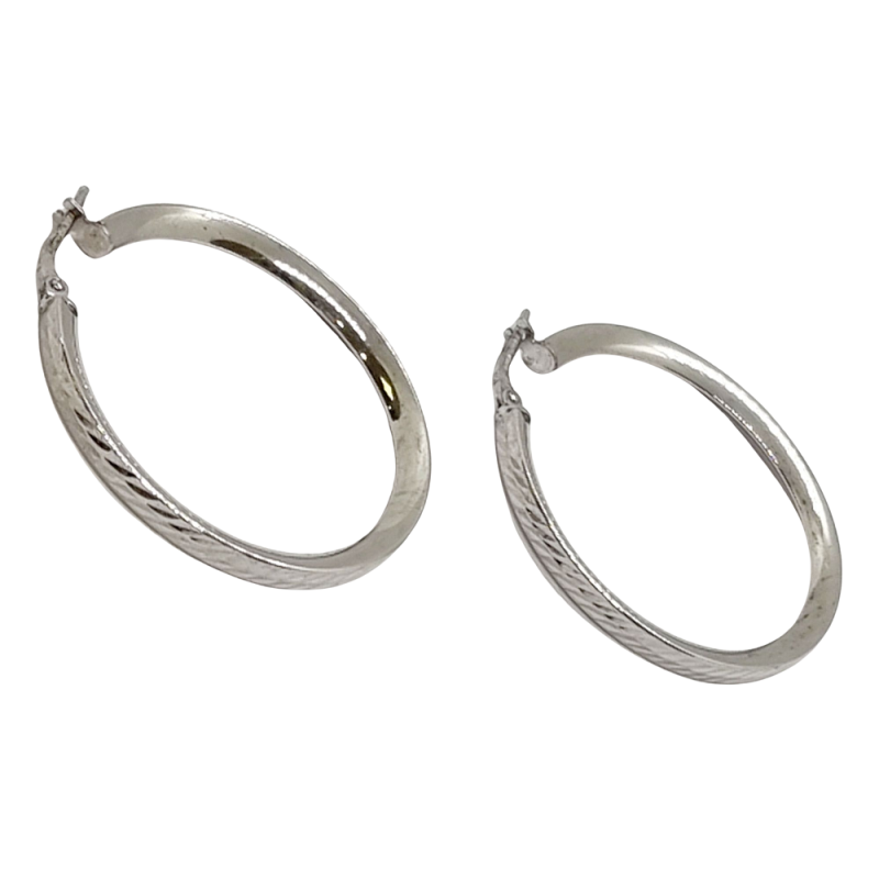 Ezüst Karika Fülbevaló VA 129171