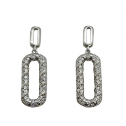 Ezüst Lógós Fülbevaló AD 140928