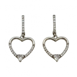 Ezüst Lógós Fülbevaló AD 148272