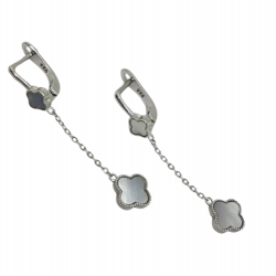 Ezüst Lógós Fülbevaló AGM 144336