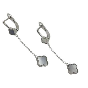 Ezüst Lógós Fülbevaló AGM 144336