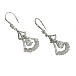 Ezüst Lógós Fülbevaló EE 145655