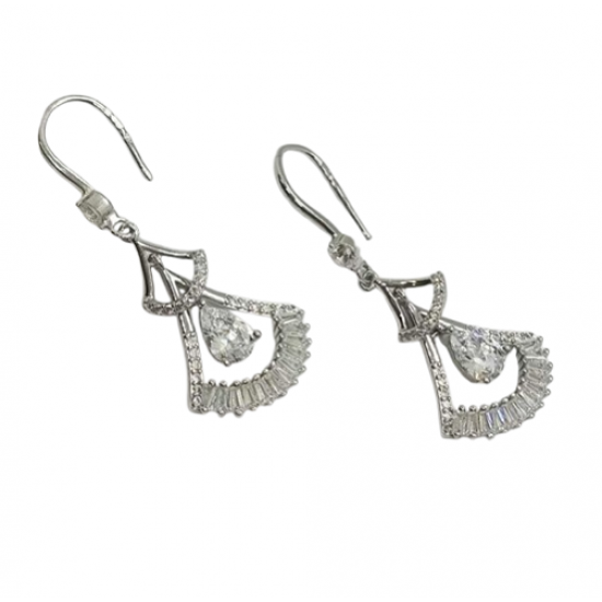 Ezüst Lógós Fülbevaló EE 145655