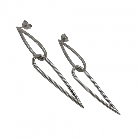 Ezüst Lógós Fülbevaló EE 149393