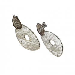 Ezüst Lógós Fülbevaló VE 118801