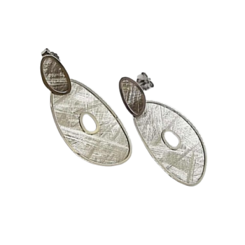 Ezüst Lógós Fülbevaló VE 118801