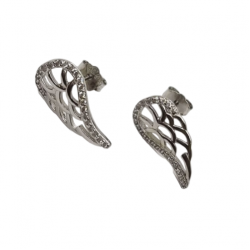 Ezüst Angyalszárny Stekkeres Fülbevaló SIH 141553