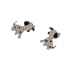 Ezüst Dalmata Stekkeres Fülbevaló SC 111375