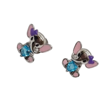 Ezüst Elefánt Stekkeres Fülbevaló EL 141810