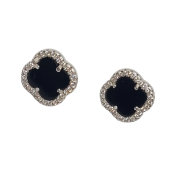 Ezüst "Négylevelű Lóhere" Stekkeres Fülbevaló EL 145237