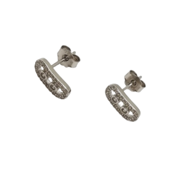 Ezüst Stekkeres Fülbevaló AD 141632