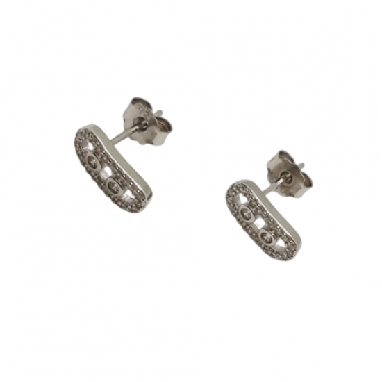 Ezüst Stekkeres Fülbevaló AD 141632