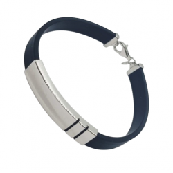 Ezüst-Kaucsuk (méret:21) Karkötő EE 149292