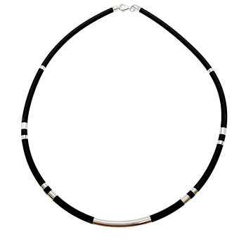 Ezüst-Kaucsuk (méret:50) Lánc LD 142353