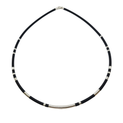 Ezüst-Kaucsuk (méret:60) Lánc LD 150123