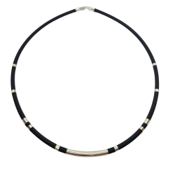 Ezüst-Kaucsuk (méret:50) Lánc LD 150124