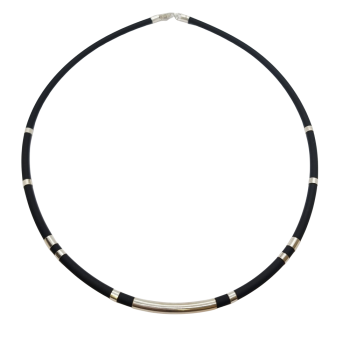 Ezüst-Kaucsuk (méret:50) Lánc LD 150124