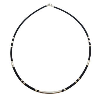 Ezüst-Kaucsuk (méret:50) Lánc LD 150125