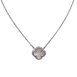 Ezüst Lánc "Négylevelű Lóhere" Medállal (méret:40-45) SIH 135626