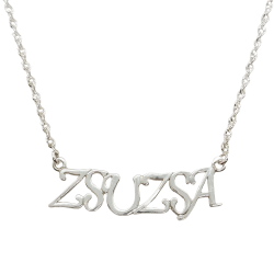 Ezüst Lánc Név Medállal (méret:45) EK 140292