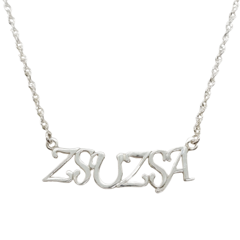 Ezüst Lánc Név Medállal (méret:45) EK 140292