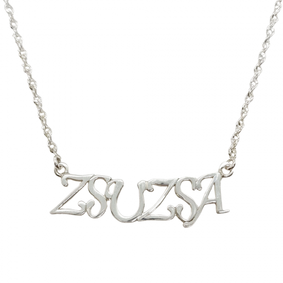 Ezüst Lánc Név Medállal (méret:45) EK 140292