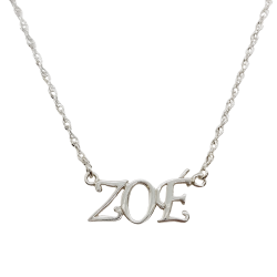 Ezüst Lánc Név Medállal (méret:45) EK 142231