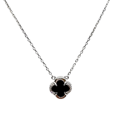 Ezüst Lánc "Négylevelű Lóhere" Medállal (méret:40-43) AT 138850