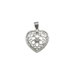 Ezüst Szív Medál AT 125553