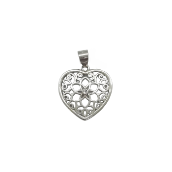 Ezüst Szív Medál AT 125553