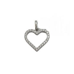 Ezüst Szív Medál AT 143866