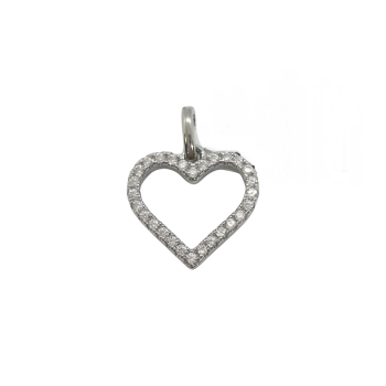 Ezüst Szív Medál AT 143866