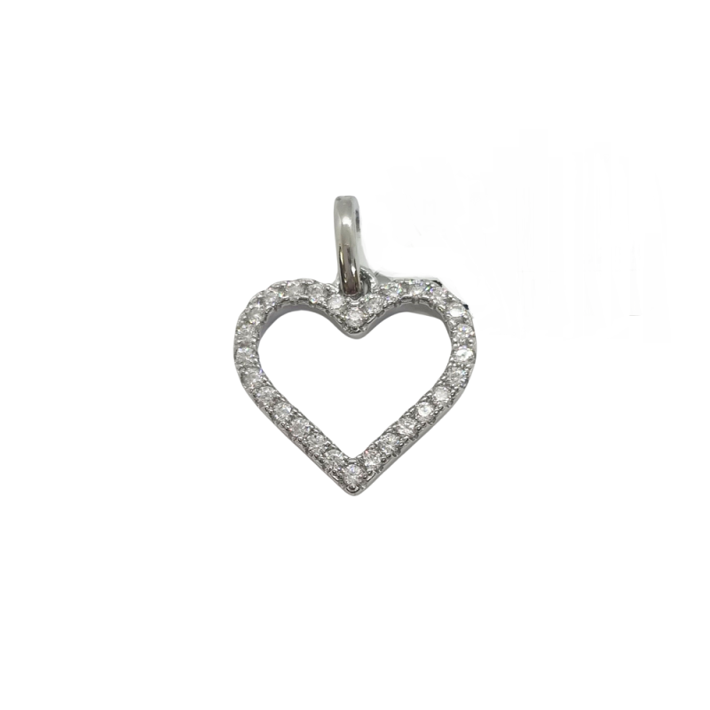 Ezüst Szív Medál AT 143866