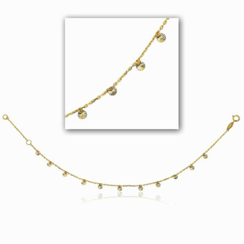 Arany Bokalánc (méret:23,25) AU 97512