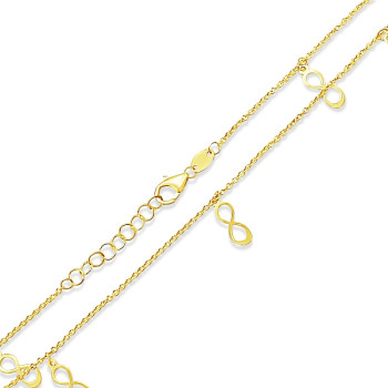 Arany Bokalánc (méret:24,5-26,5) AU 80287