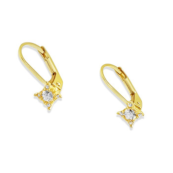 Arany Hagyományos Kapcsos Fülbevaló AU 88198