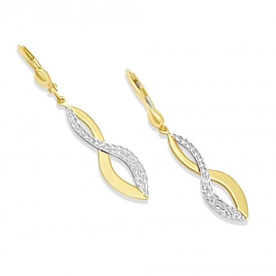 Arany Lógós Fülbevaló AU 96752 Arany Lógós Fülbevaló AU 96752