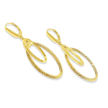 Arany Lógós Fülbevaló AU 97340