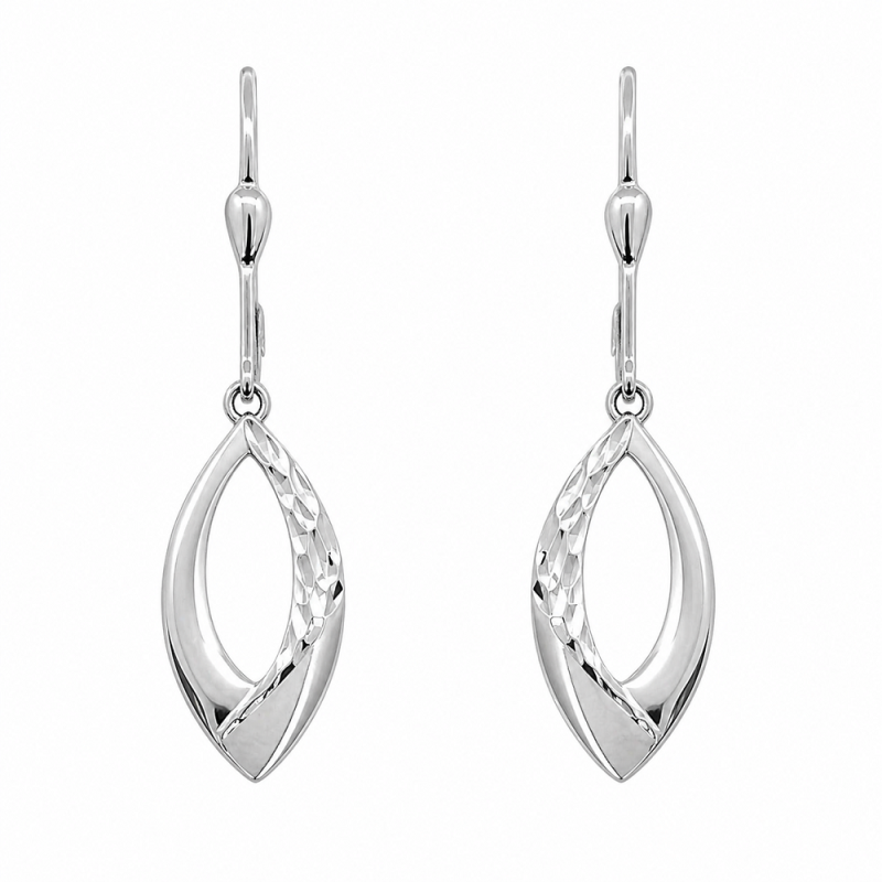 Fehérarany Lógós Fülbevaló AU 98235