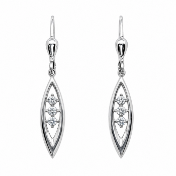 Fehérarany Lógós Fülbevaló AU 98237