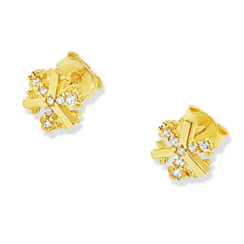 Arany Hópehely Stekkeres Fülbevaló AU 68658