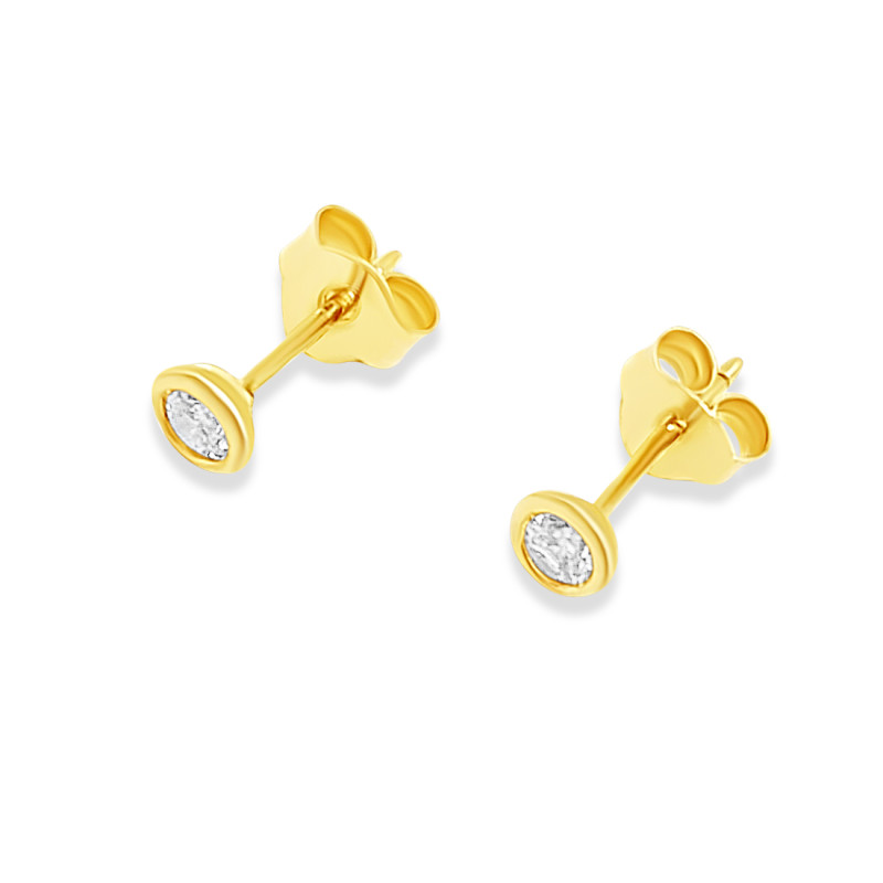 Arany Cirkónia Köves Stekkeres Fülbevaló SC 87348