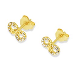 Arany Végtelen Stekkeres Fülbevaló AU 80547